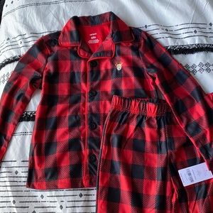 NWT Carter’s Red Buffalo Plaid PJs - Kids 5